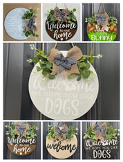 Décorations pour sapin de Noël : guirlande, assiette, panneau 3