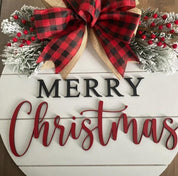 Décorations pour sapin de Noël : guirlande, assiette, panneau 5