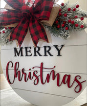 Décorations pour sapin de Noël : guirlande, assiette, panneau 8