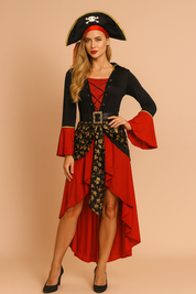 Déguisement de pirate pour femme | Déguisement d'Halloween et de fête 0
