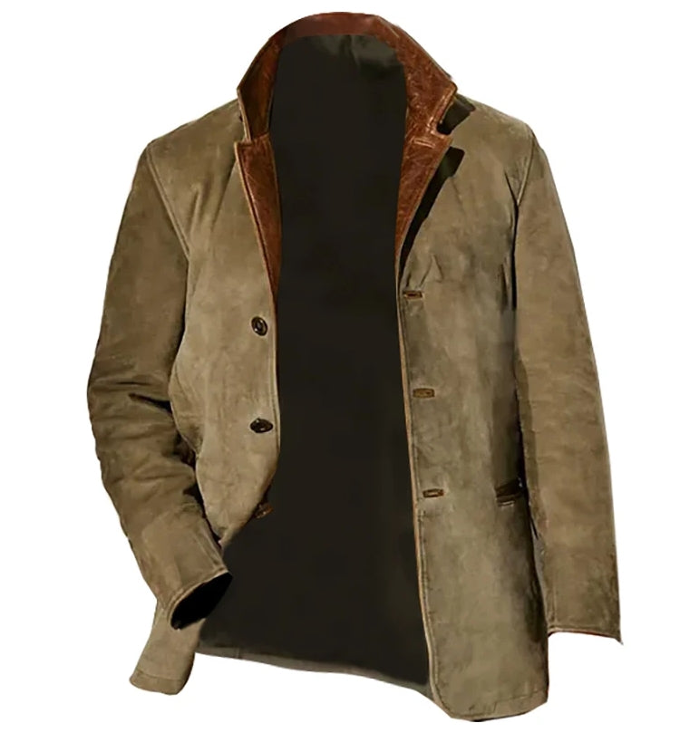 Dennis | Veste boutonnée vintage pour homme | Décontractée 1