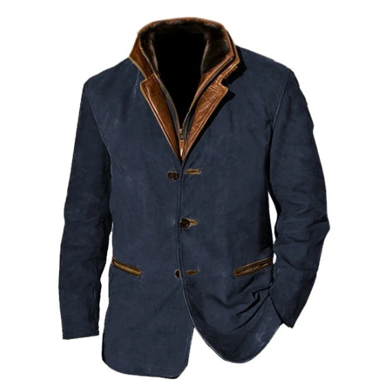 Dennis | Veste boutonnée vintage pour homme | Décontractée 3