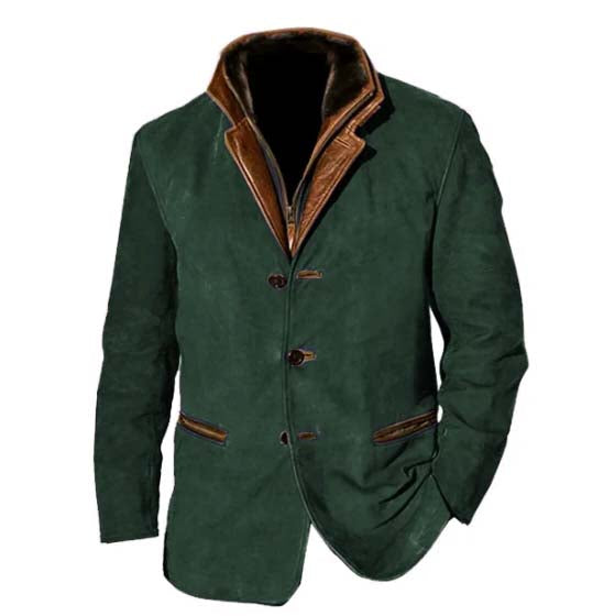 Dennis | Veste boutonnée vintage pour homme | Décontractée 5