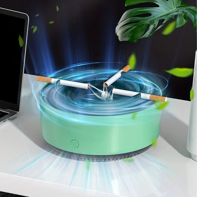 Dépose de fumée Purificateur d'air Cendre avec système de filtration avancé - Siminateur élégant de l'odeur intérieure pour l'air propre 3