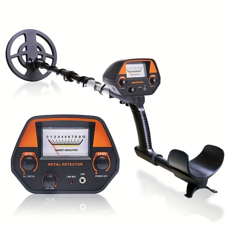Détecteur de métaux compacts avec une bobine de 20 cm pour une chasse au trésor exacte à l'extérieur, une détection par utilisateur et polyvalent 9
