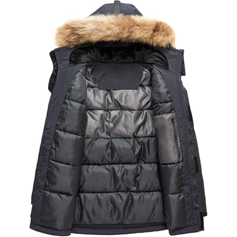 Devon | Parka d'hiver à capuche pour homme | Chaude 7