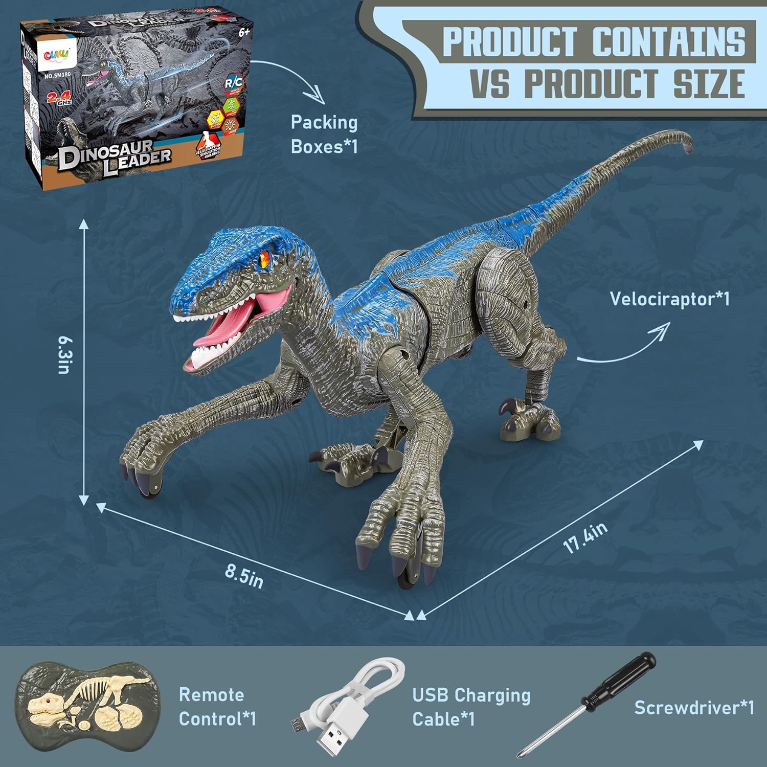 Dinosaure à distance 5
