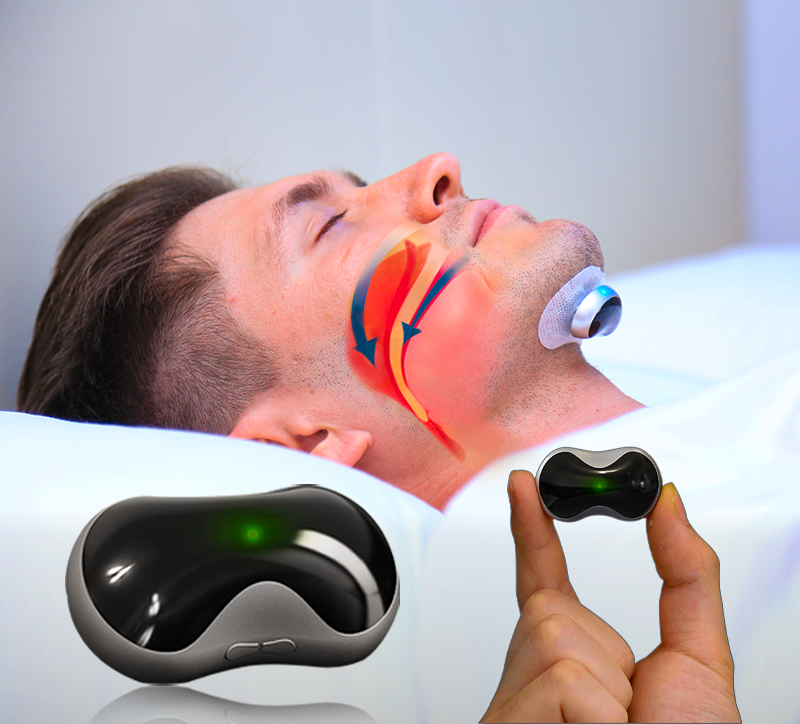 Dispositif anti-snorement avec technologie de l'électrostimulation à l'aise de ronflement pour une meilleure qualité de sommeil 0
