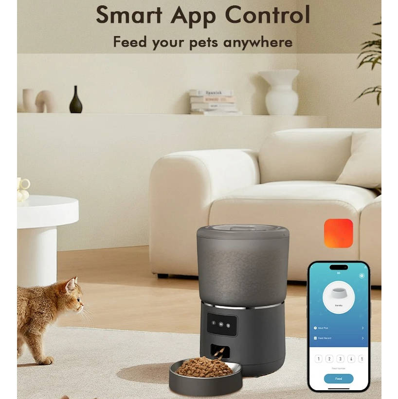 Distributeur automatique intelligent de nourriture pour chats et chiens 3