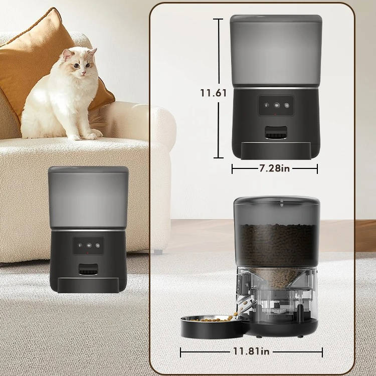 Distributeur automatique intelligent de nourriture pour chats et chiens 5