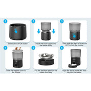 Distributeur automatique intelligent de nourriture pour chats et chiens 6