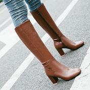 Céleste | Bottes à Zip Élégantes – Élancez Votre Silhouette