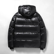 Doudoune d'hiver à capuche pour homme | Noir 1