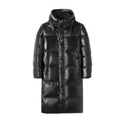 Doudoune d'hiver noire pour homme | avec capuche 1