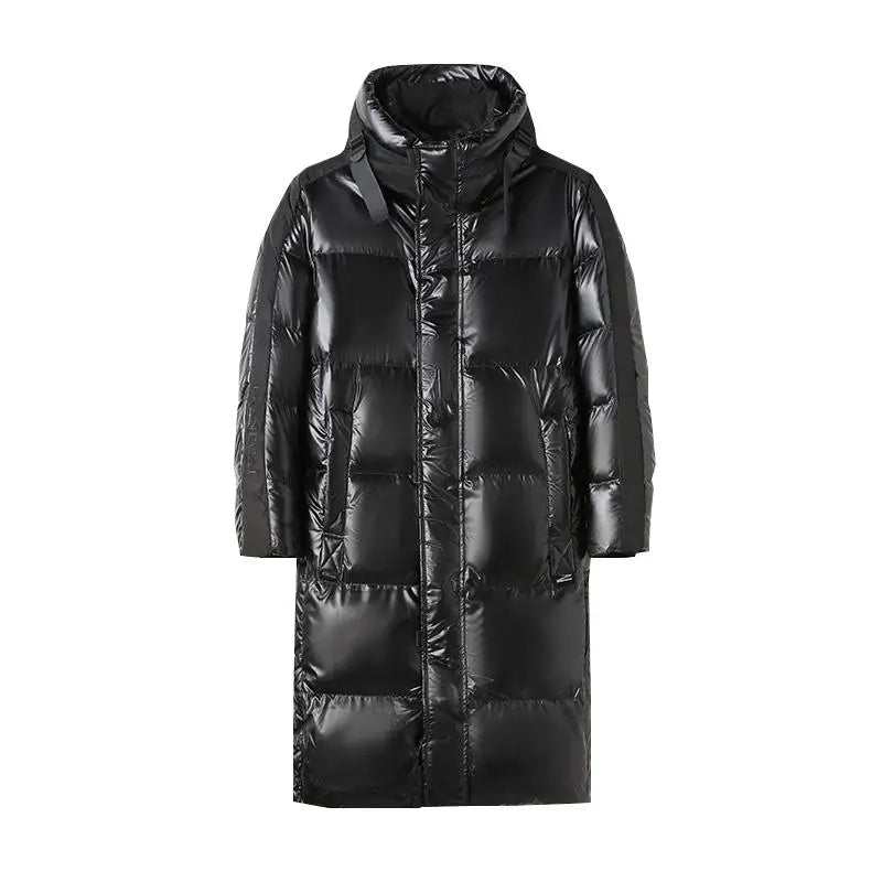 Doudoune d'hiver noire pour homme | avec capuche 1