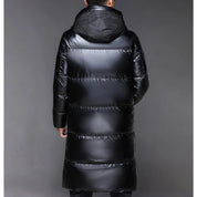 Doudoune d'hiver noire pour homme | avec capuche 3