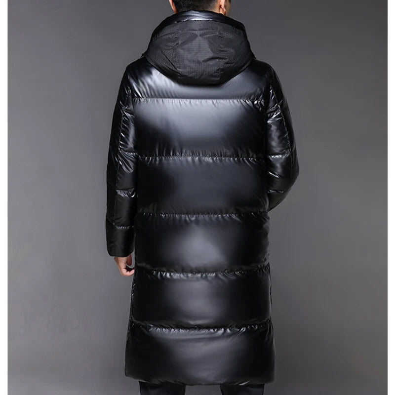 Doudoune d'hiver noire pour homme | avec capuche 3