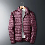 Doudoune zippée à col montant pour homme 0