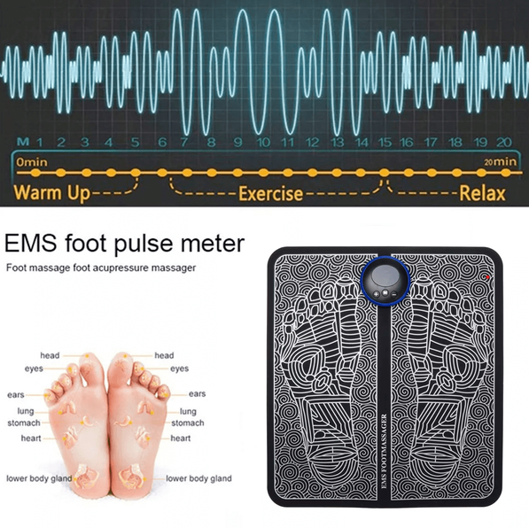 EMS ACUPOINTS Stimulateur Massage Foot Mat: Ultime relaxation et soulagement de la douleur 4