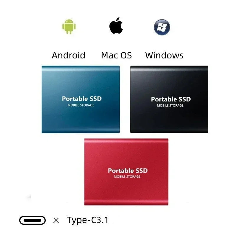 ENTREPRISSEMENT PORTABLE SSD Rangement à grande vitesse 4