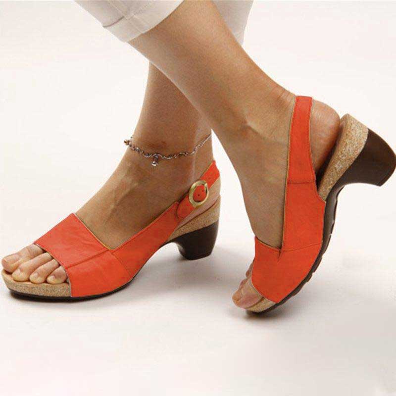 Elegant Women's Sandals - Orthopedic Design with Adjustable Strap for All-Day Comfort 3