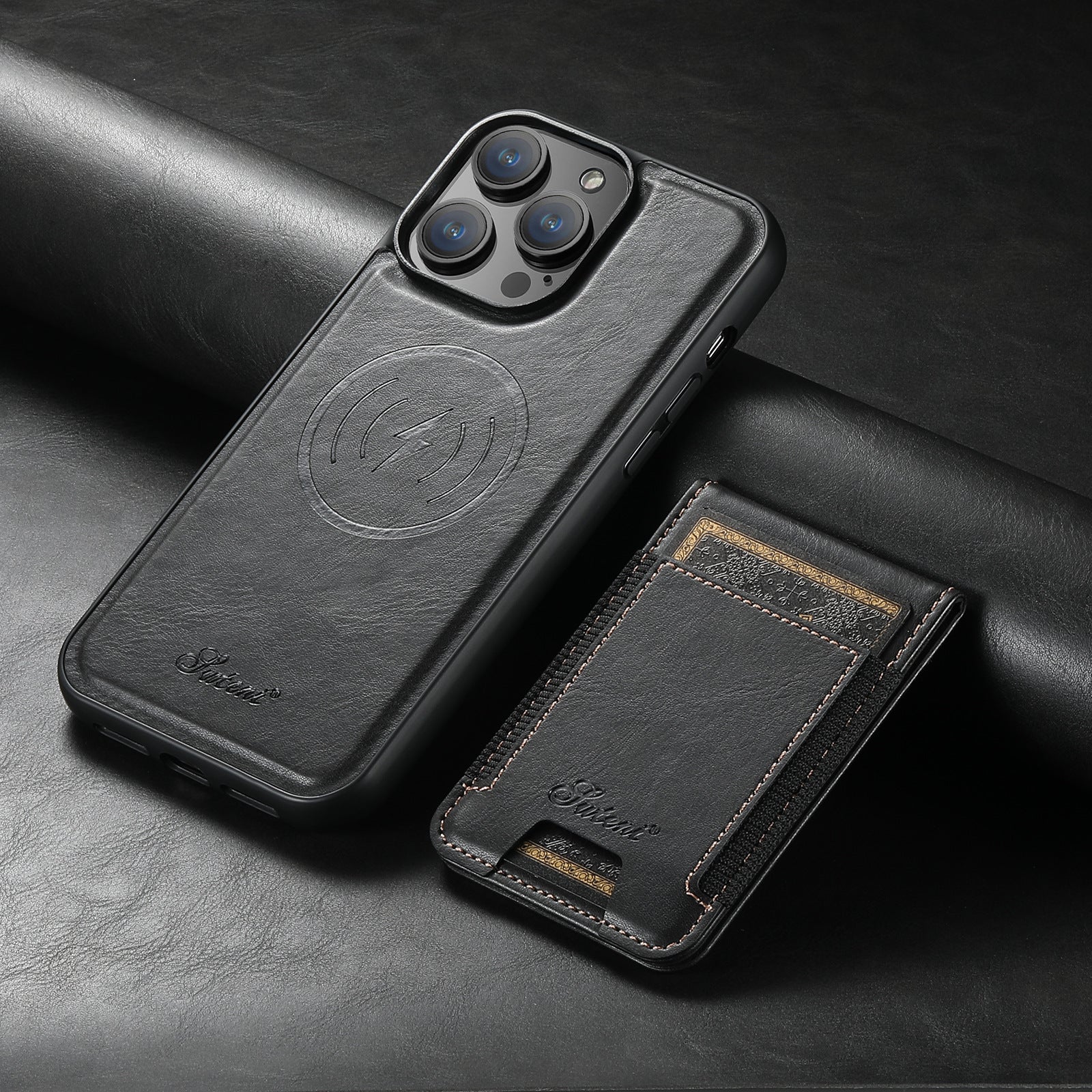 Eliteguard - Étui téléphonique de luxe élégant et durable avec porte-carte intégré 5