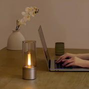 Elvion | Lampe de table cylindrique sans fil 6