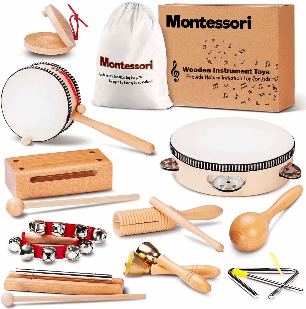 Ensemble d'instruments de musique Montessori | Jouets Montessori 0