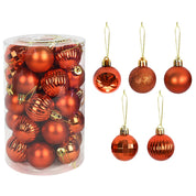 Ensemble de boules de Noël colorées 12
