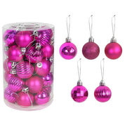 Ensemble de boules de Noël colorées 2