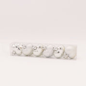 Ensemble de boules de Noël en forme de cœur 5