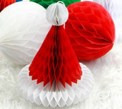 Ensemble de décorations de chapeaux de Noël en papier pliable 5