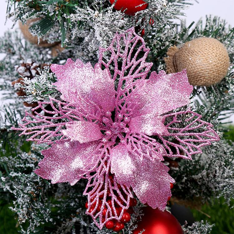 Ensemble de décorations florales de Noël 3
