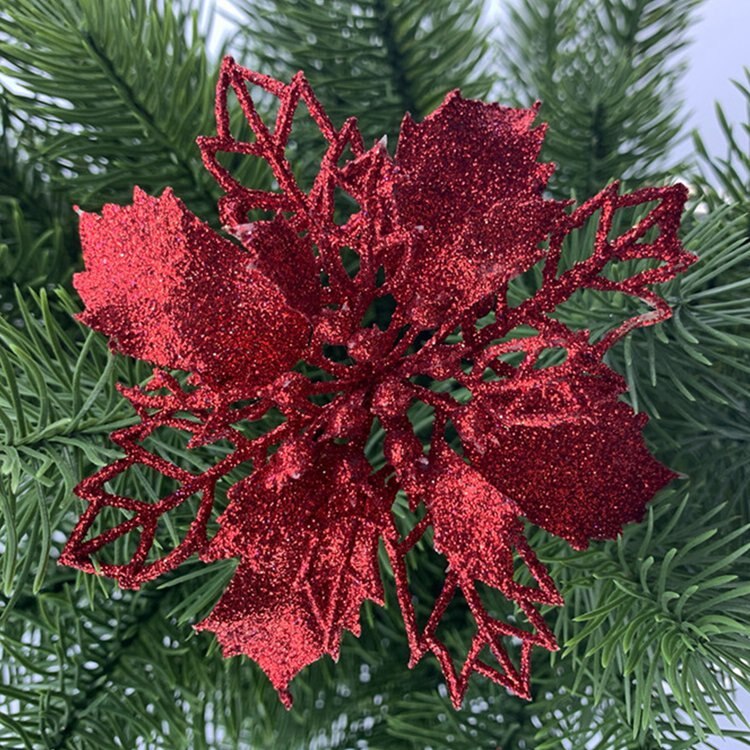 Ensemble de décorations florales de Noël 4