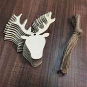 Ensemble de pendentifs en bois pour sapin de Noël 17