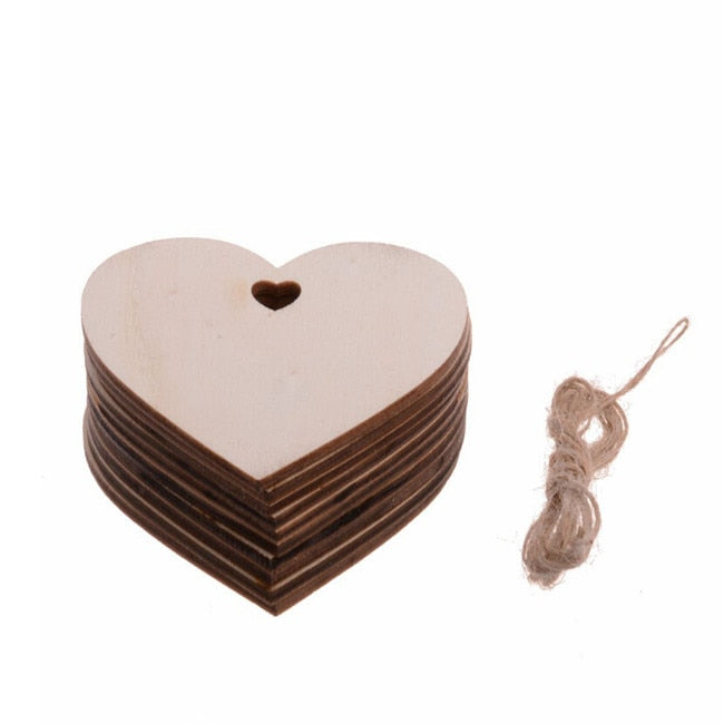 Ensemble de pendentifs en bois pour sapin de Noël 2