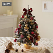 Ensemble sapin de Noël pour bureau, mini décorations de fenêtre de 45 cm 0