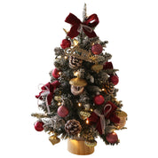 Ensemble sapin de Noël pour bureau, mini décorations de fenêtre de 45 cm 7
