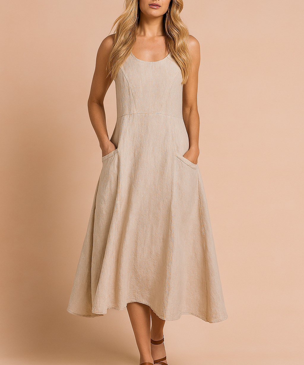 Everyday Maxi Dress with Pockets for Women - Loose Fit Summer Style 0