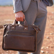 Jaime | Upea nahkainen olkalaukku matkalaukku