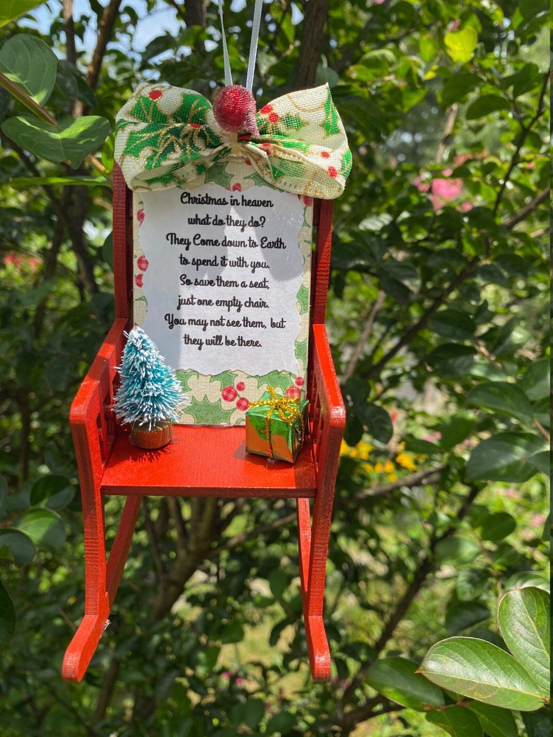 Fauteuil à baldaquin, décoration de Noël, fauteuil nostalgique 0