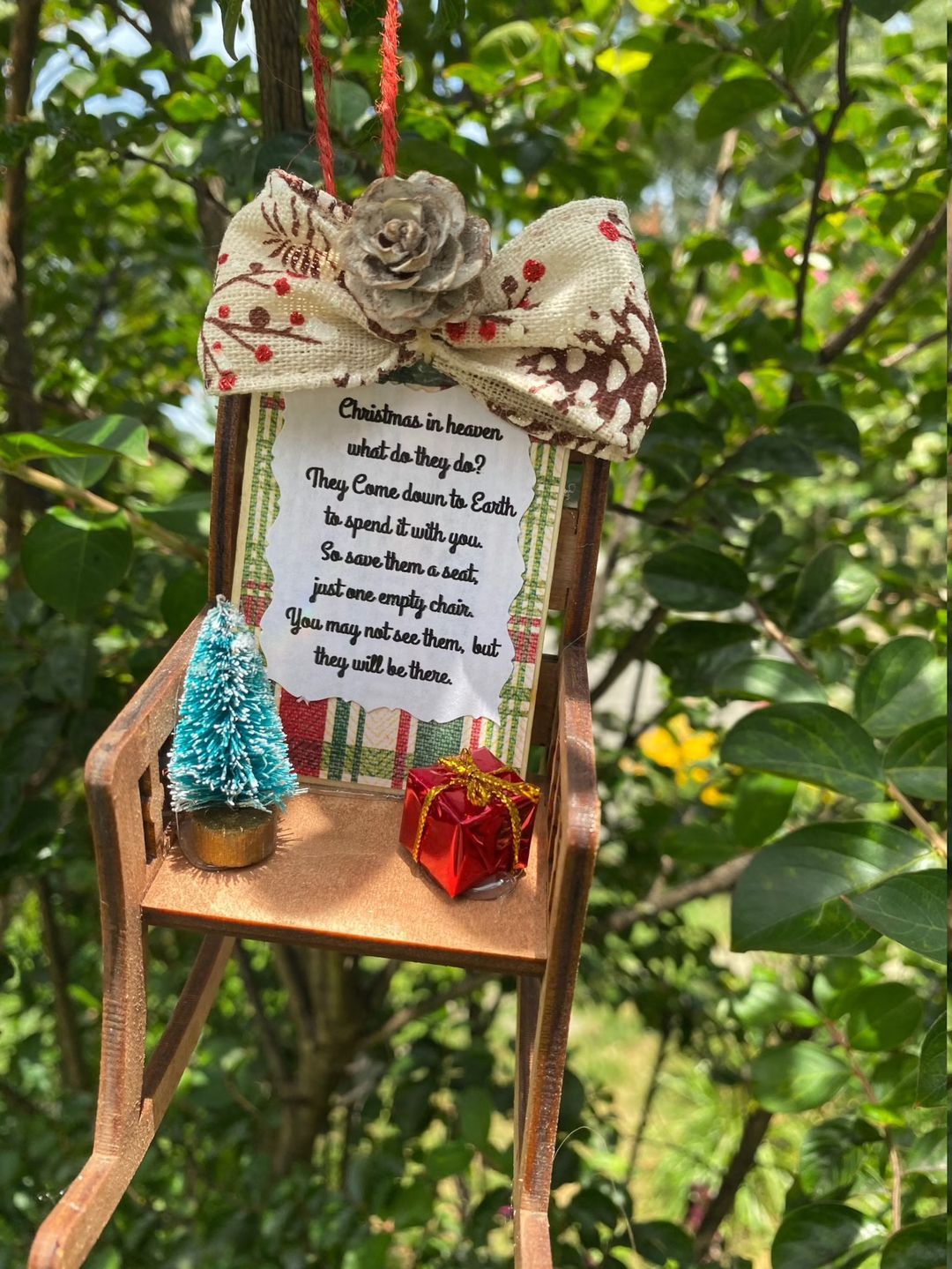 Fauteuil à baldaquin, décoration de Noël, fauteuil nostalgique 6