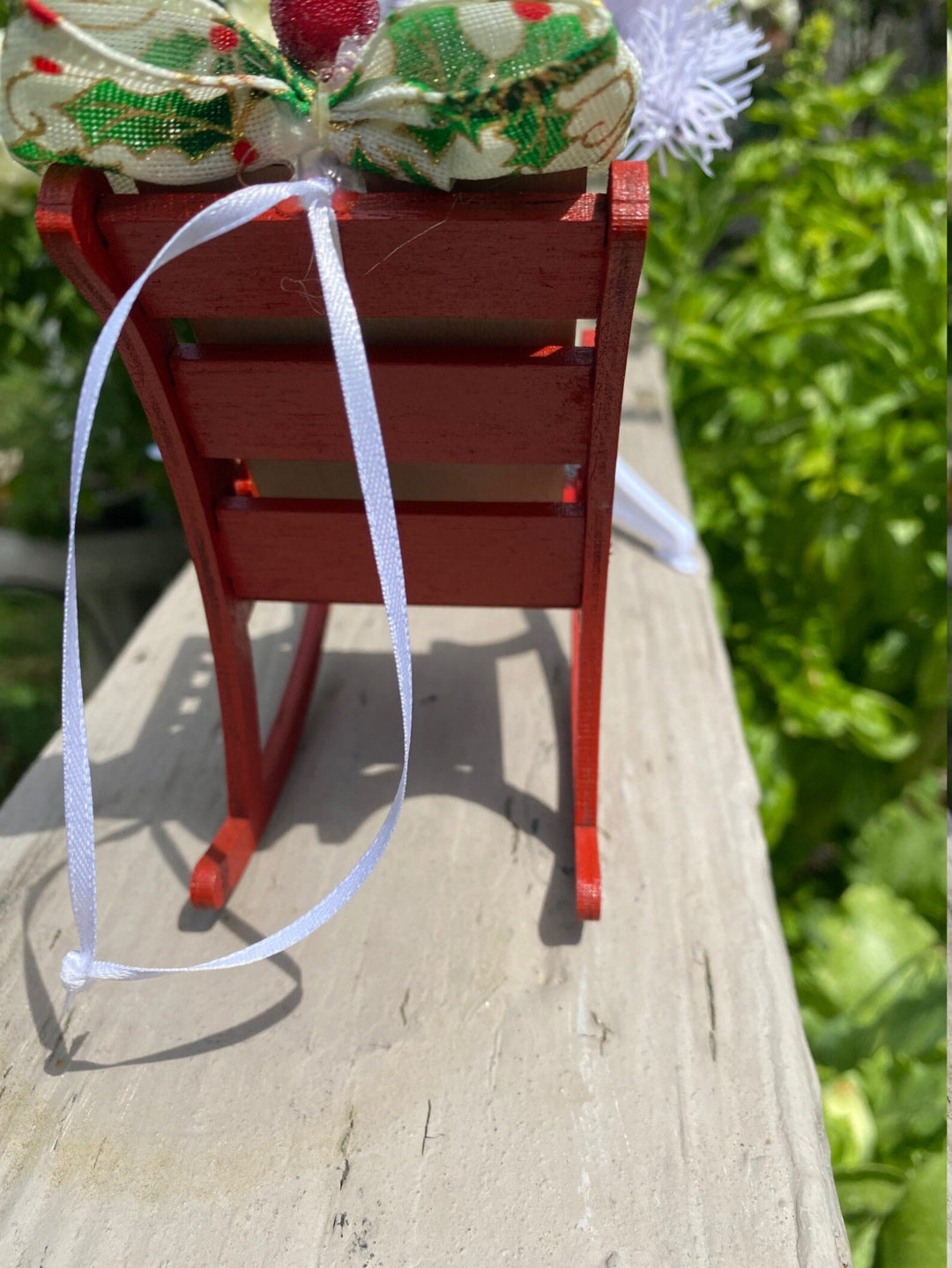 Fauteuil à baldaquin, décoration de Noël, fauteuil nostalgique 7