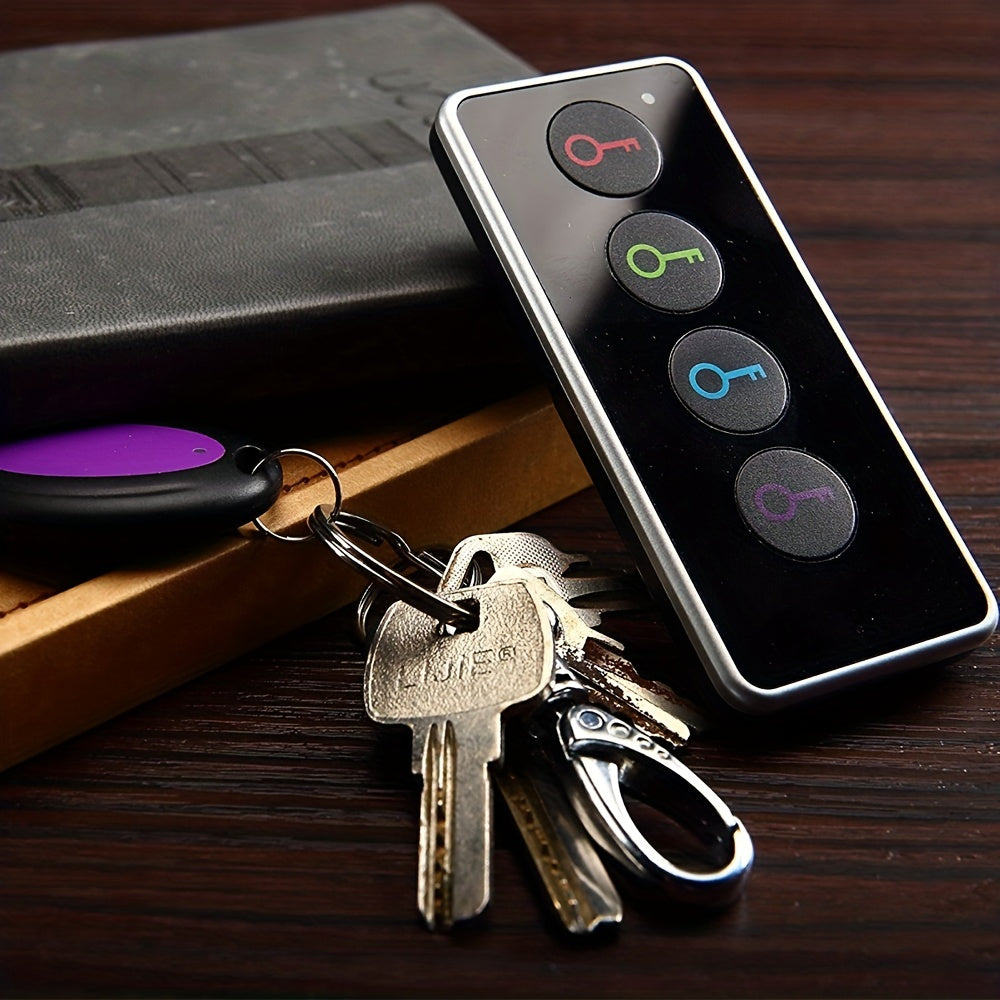 Finder de touche 4 en 1 avec flash LED et localisateur de touche compacte du destinataire à code couleur pour les touches, les télécommandes et plus 3