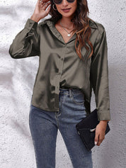 Karen I Classic Long Sleeve Blouse for Women