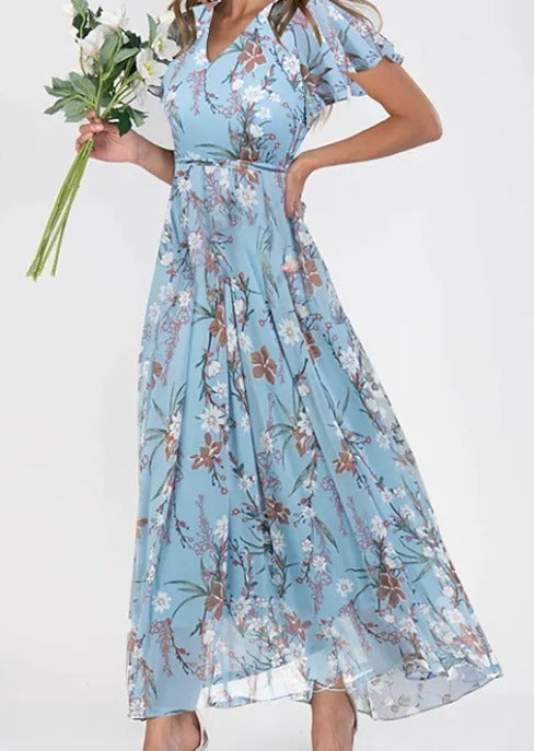 Lilia | Elegantti midi-kukkamekko