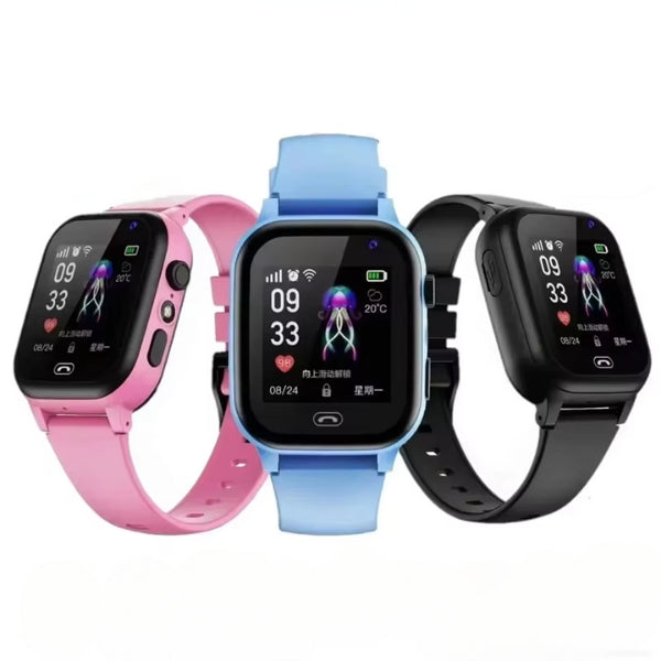GPS Smartwatch pour les enfants avec appel vidéo, appareil photo, suivi des activités et fonctions GPS et SOS imperméables IP67 4