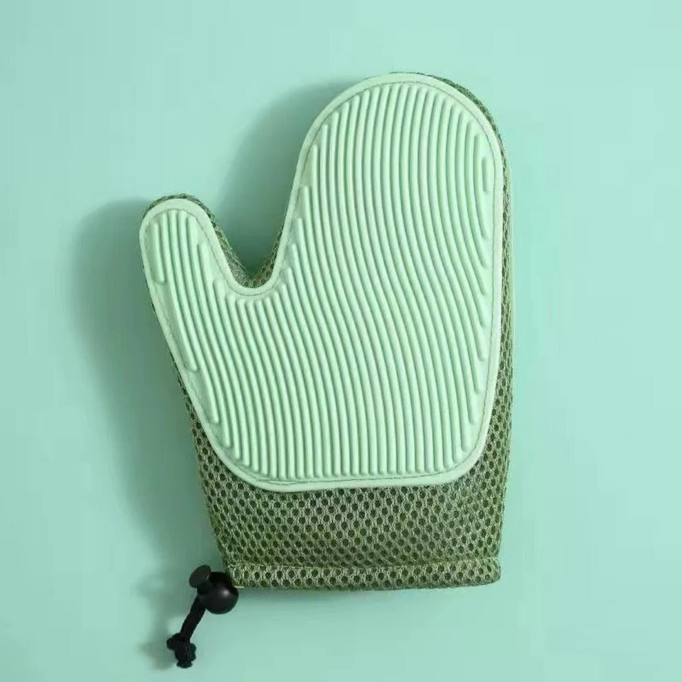 Gant de toilettage pour chat 2 en 1 8