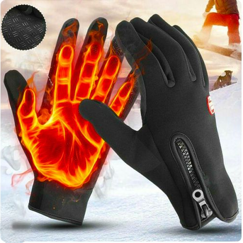 Gants thermiques réchauffement des gants de ski à vélo pour hommes et femmes 0