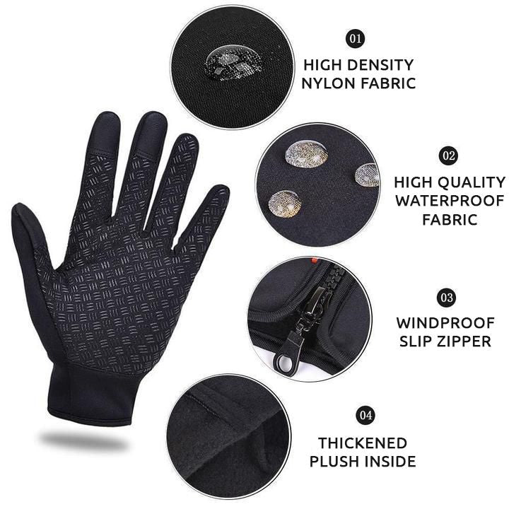 Gants thermiques réchauffement des gants de ski à vélo pour hommes et femmes 1